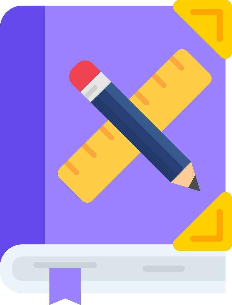 Art book Line Filled Icon vector