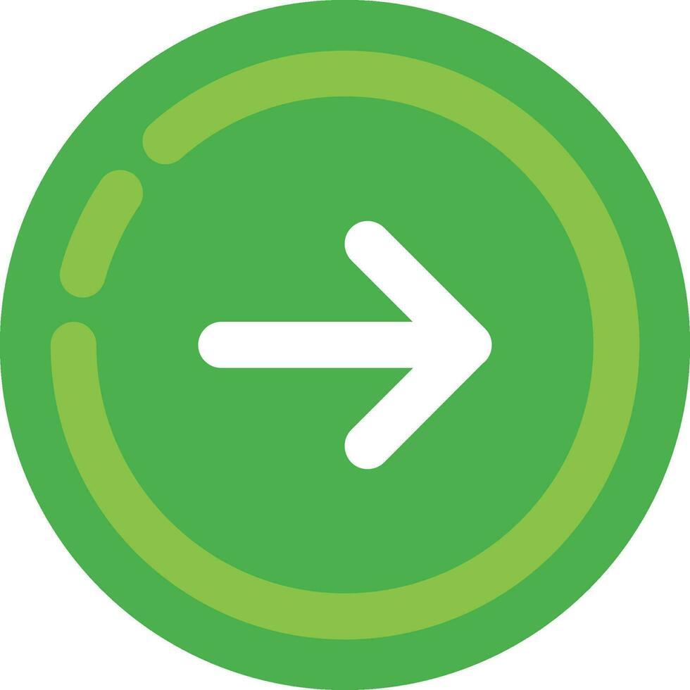 Right arrow Line Filled Icon vector