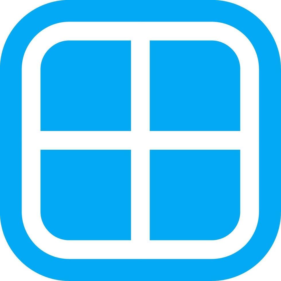 Layout Line Filled Icon vector