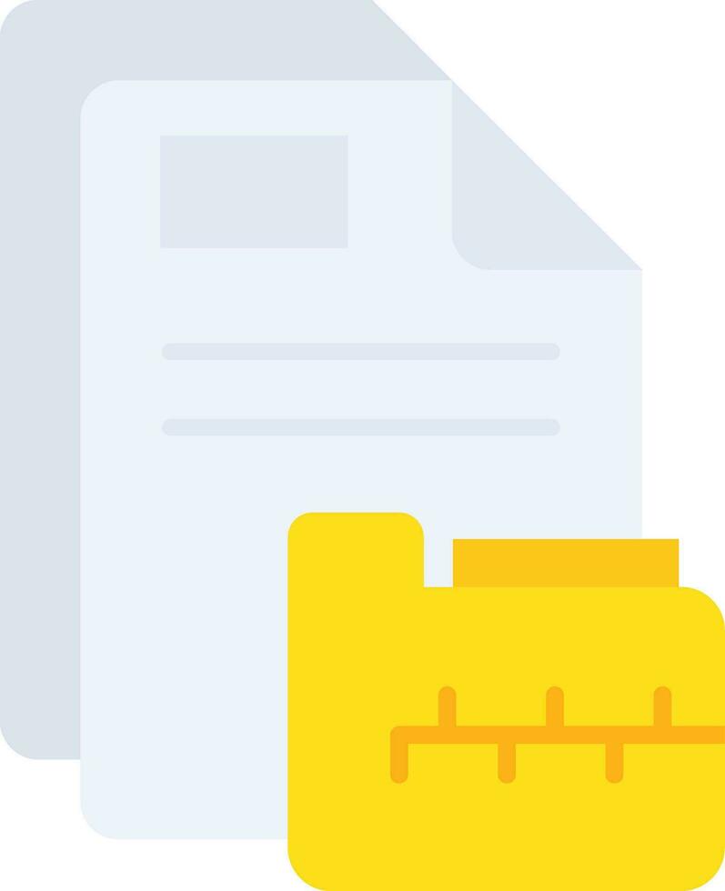 Archive Line Filled Icon vector