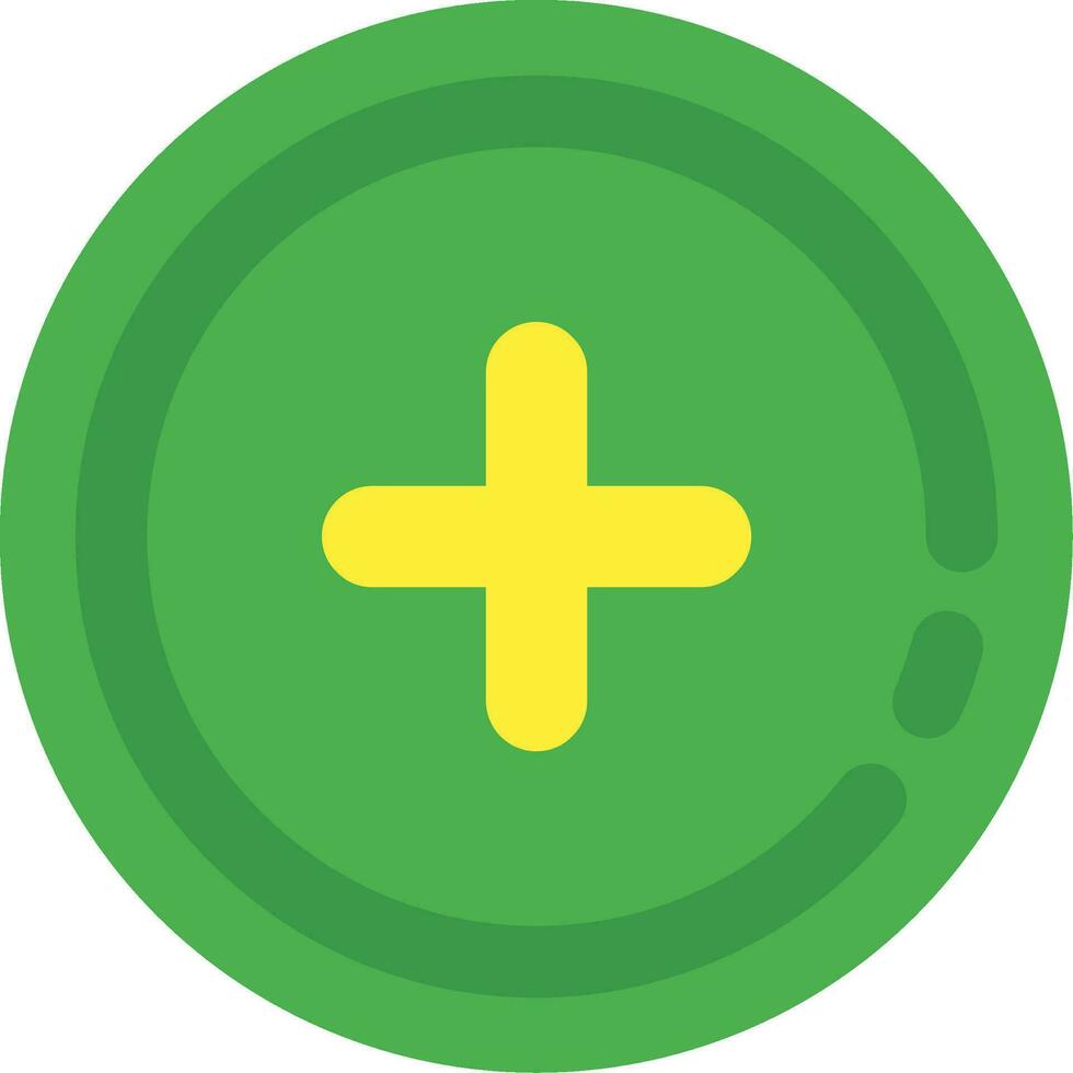 Add 2 Line Filled Icon vector