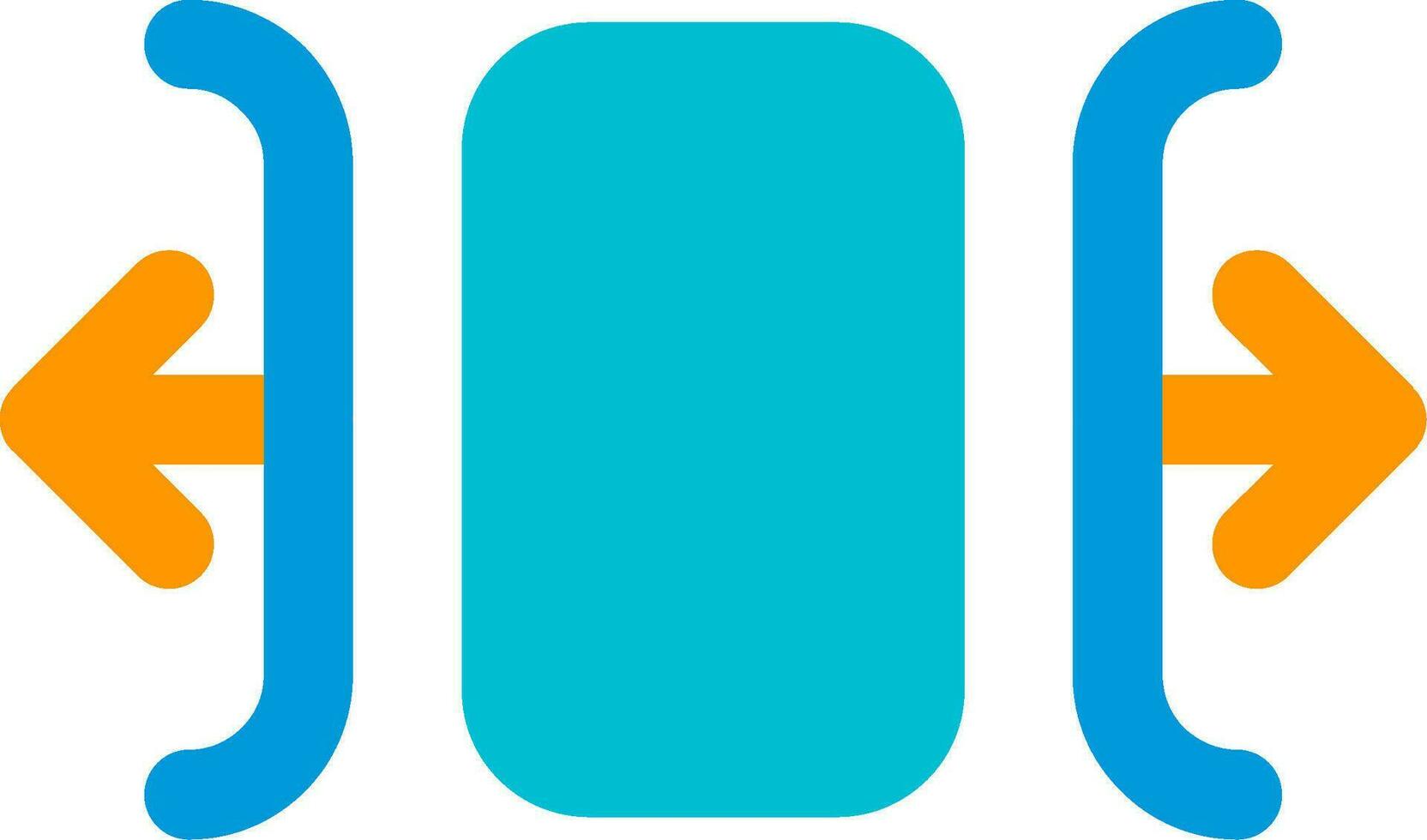 Carousel horizontal Line Filled Icon vector