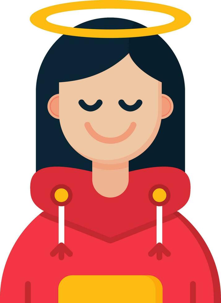 Angel Line Filled Icon vector