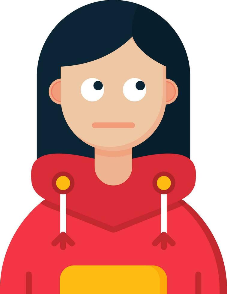 Rolling eyes Line Filled Icon vector