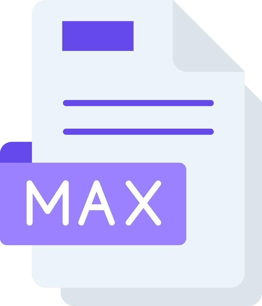 max línea lleno icono vector