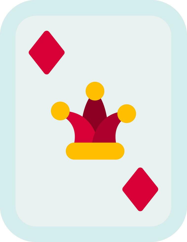 Joker Line Filled Icon vector