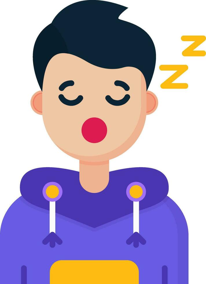 Sleep Line Filled Icon vector