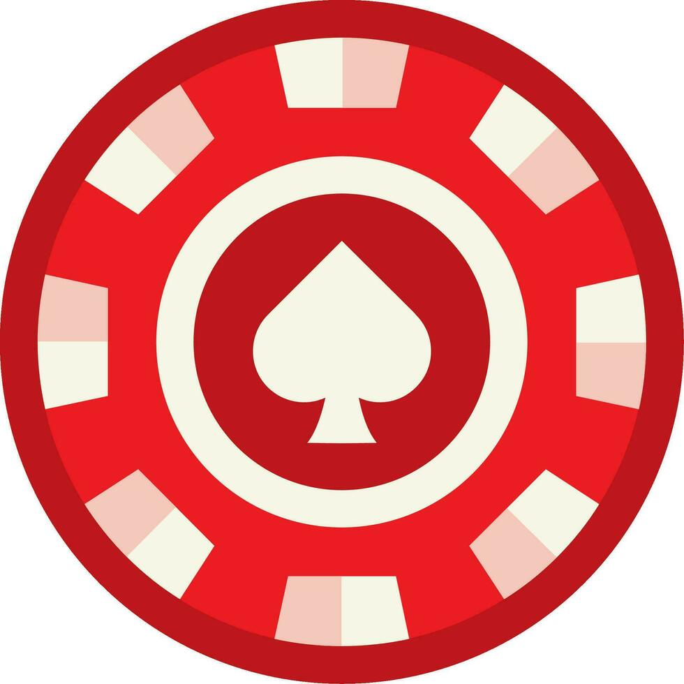 Chip Line Filled Icon vector
