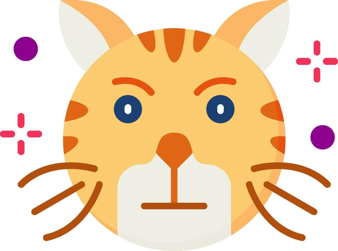 Embarrassed Line Filled Icon vector