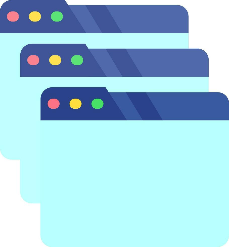 Windoes Line Filled Icon vector