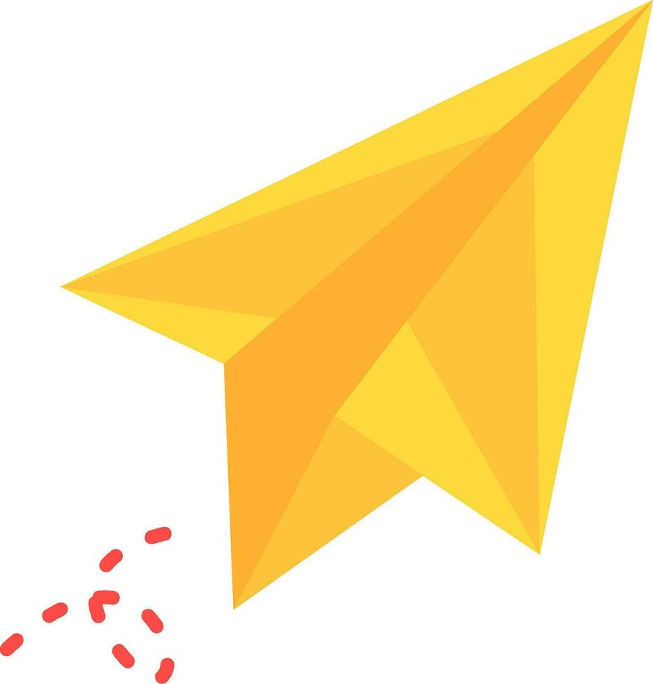 Paper plane Line Filled Icon vector