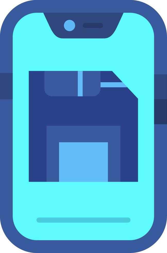 Save Line Filled Icon vector