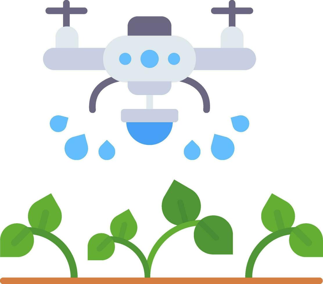 Drone Line Filled Icon vector