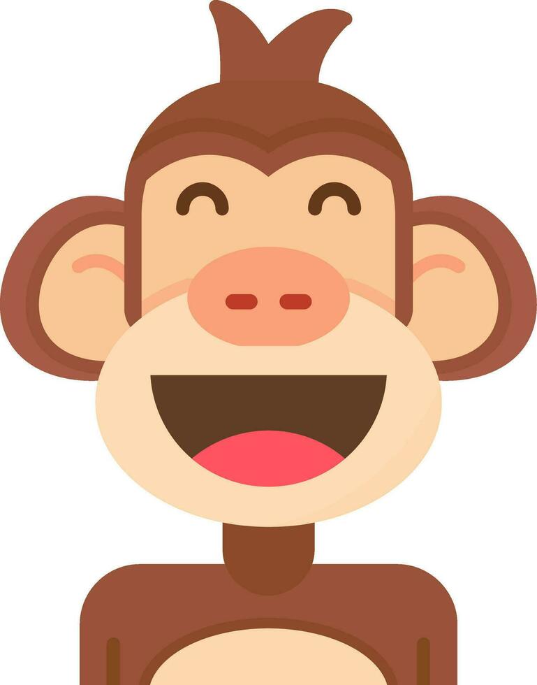 Happy Line Filled Icon vector