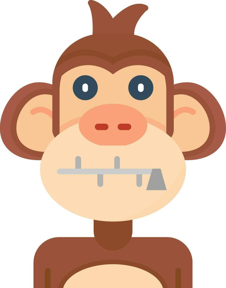 Zipped Line Filled Icon vector