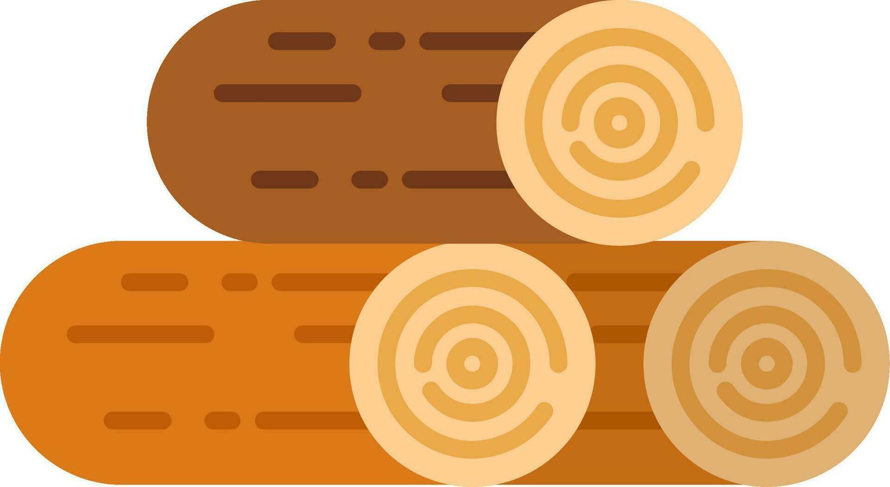 Wood Line Filled Icon vector
