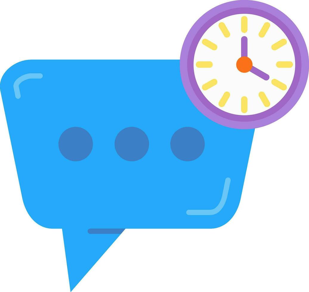 Time Line Filled Icon vector