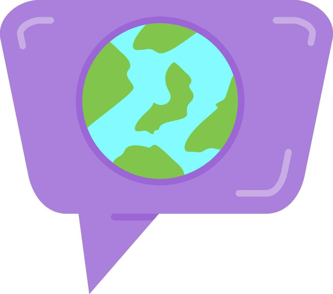 Globe Line Filled Icon vector