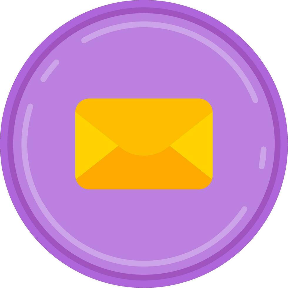 Email Line Filled Icon vector