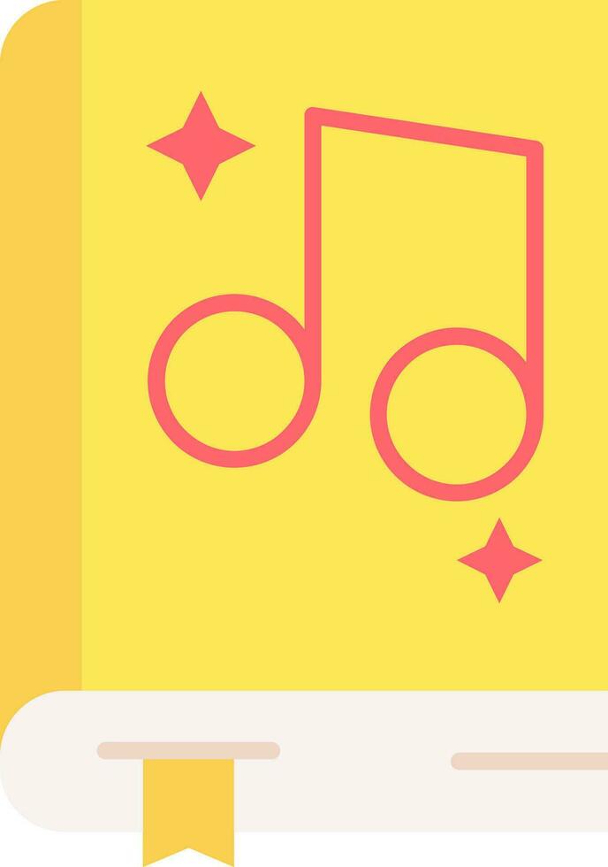 Music Line Filled Icon vector