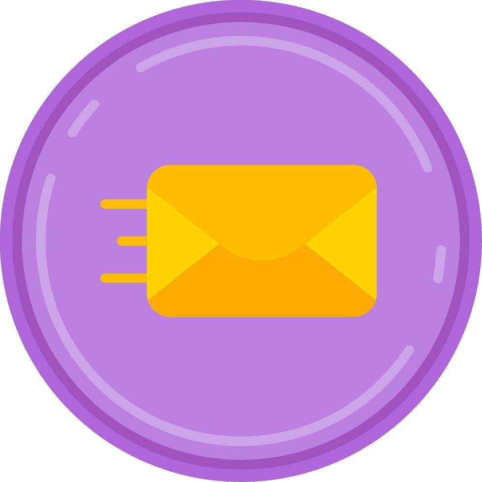 Send Line Filled Icon vector
