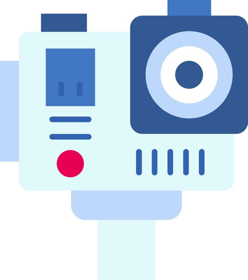 Action camera Line Filled Icon vector