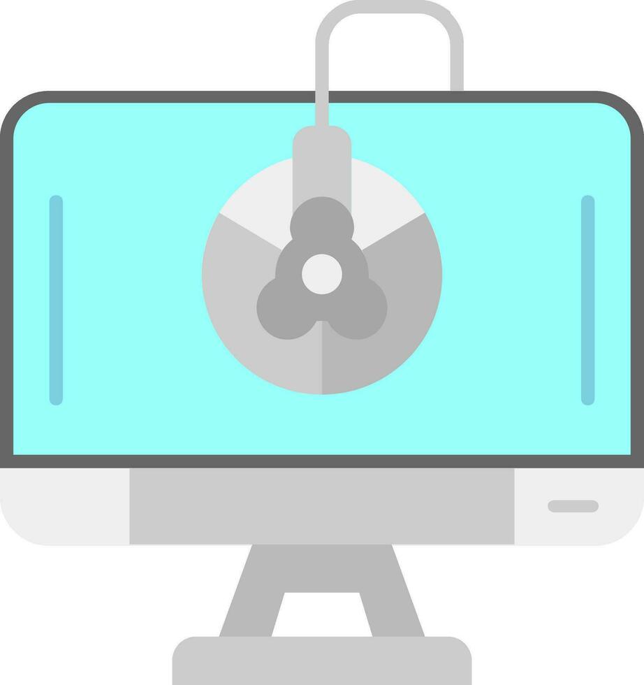 Calibration Line Filled Icon vector