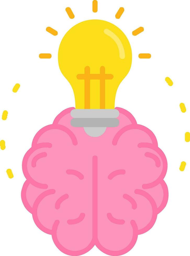 Brainstroming Line Filled Icon vector