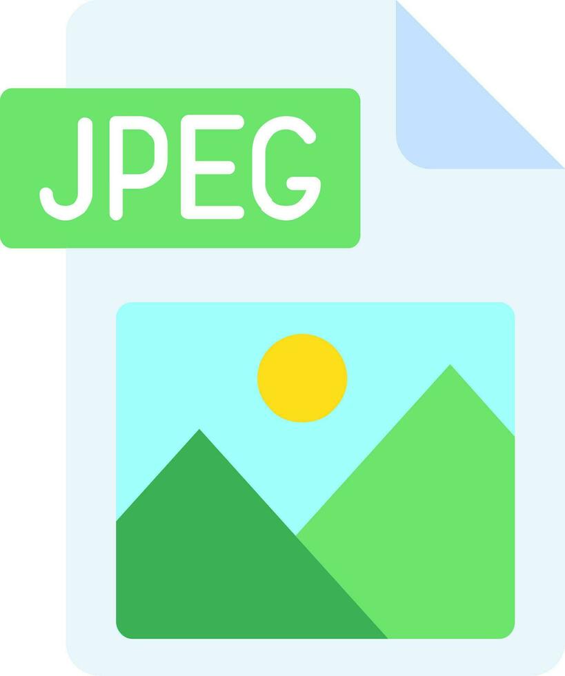 Jpg file format Line Filled Icon vector