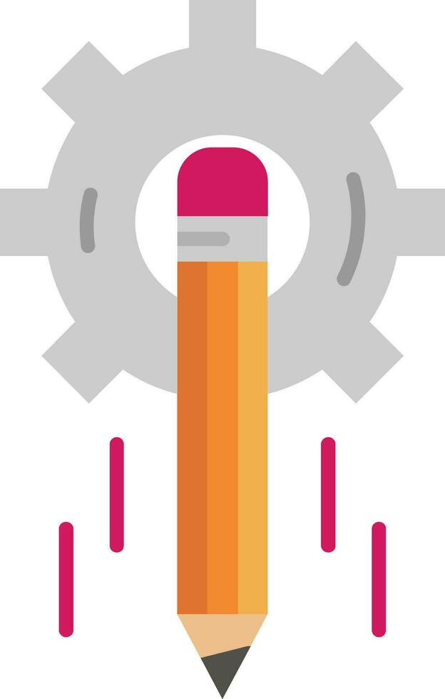 Design process Line Filled Icon vector