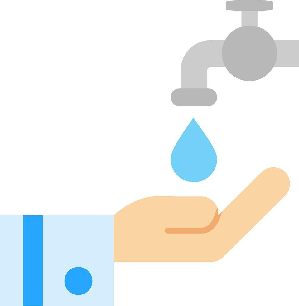 Wudu Line Filled Icon vector