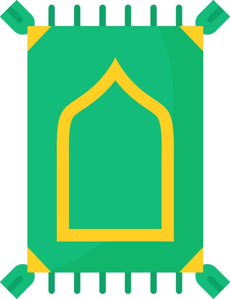 Prayer mate Line Filled Icon vector
