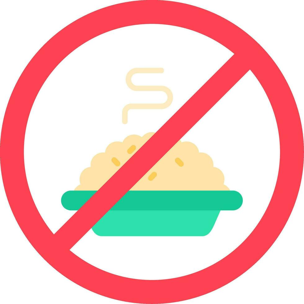 Fasting Line Filled Icon vector