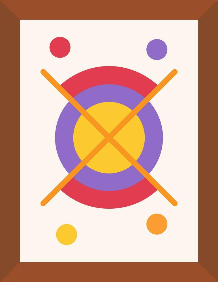 Abstract art Line Filled Icon vector