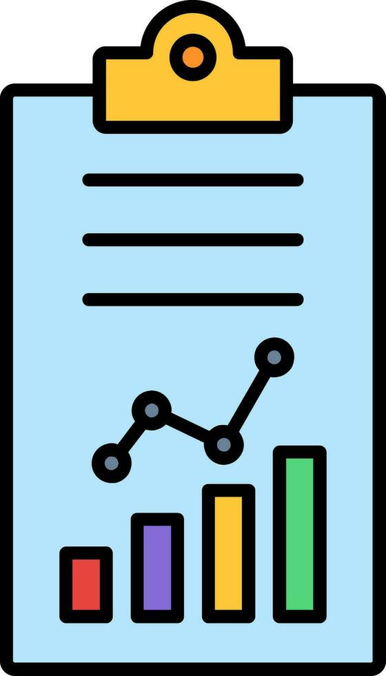 Line Filled Icon vector