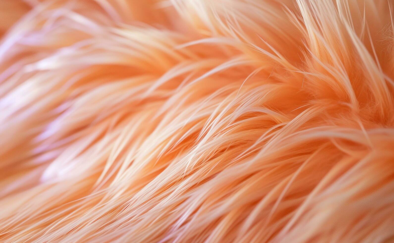 AI generated an orange fur texture close up, digital manipulation photo