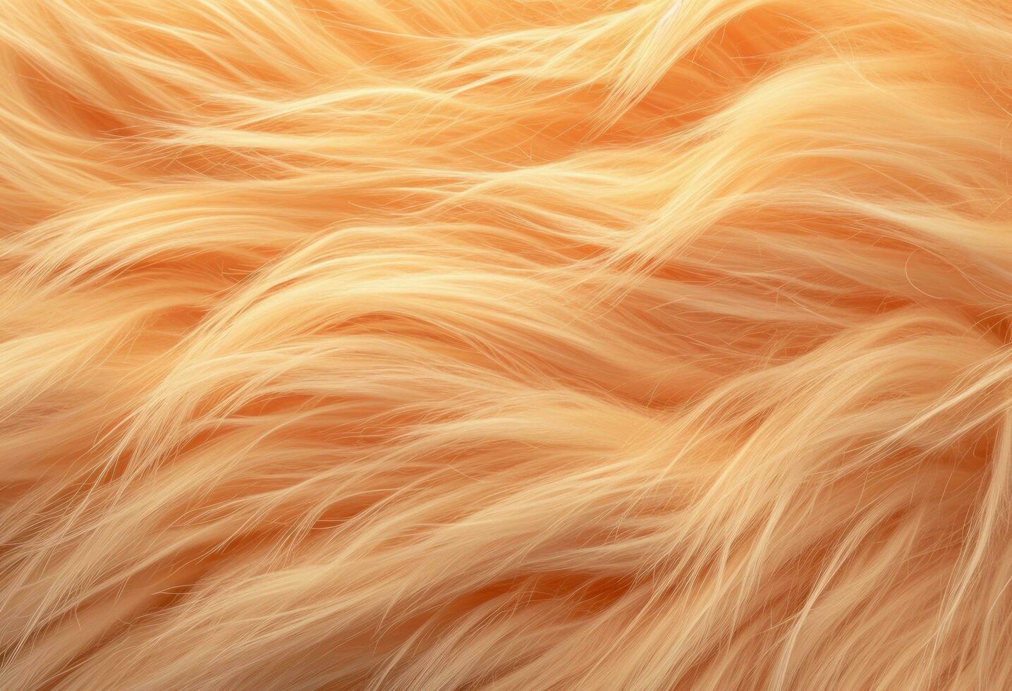 AI generated soft peach fur texture background photo