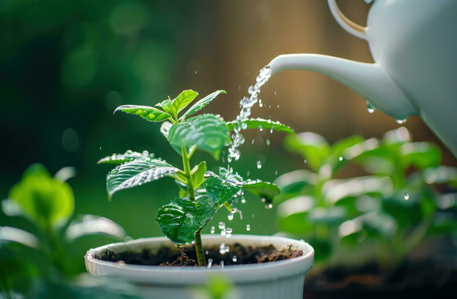 AI generated the best way to water your plants 36730499 Stock Photo at