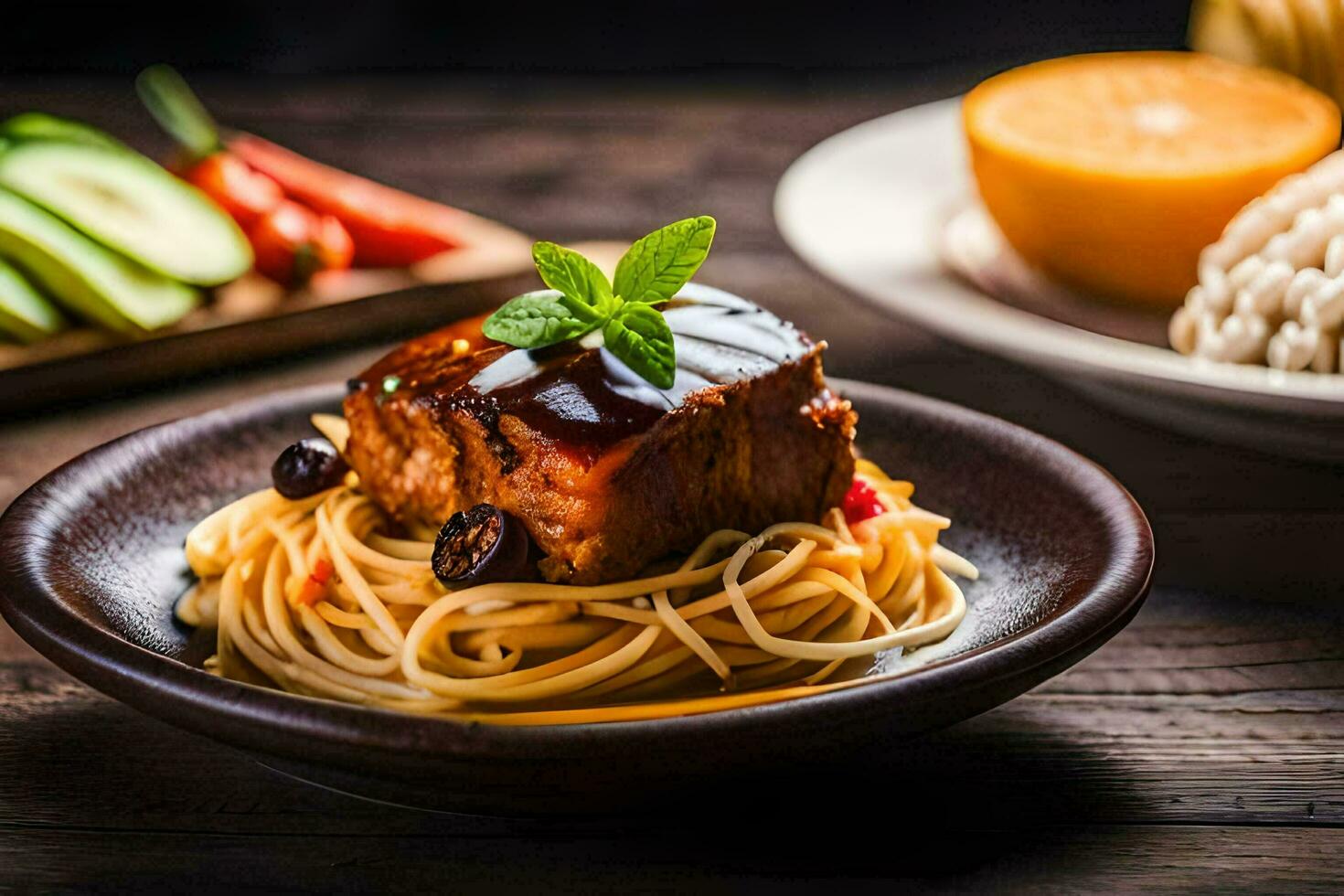 el mejor chino comida en el Reino Unido. generado por ai foto