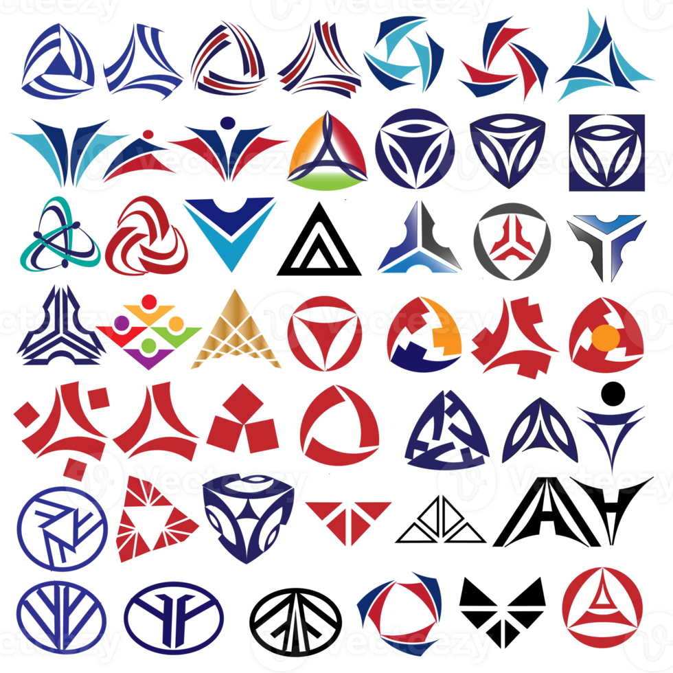 Triangular Logo Shapes png