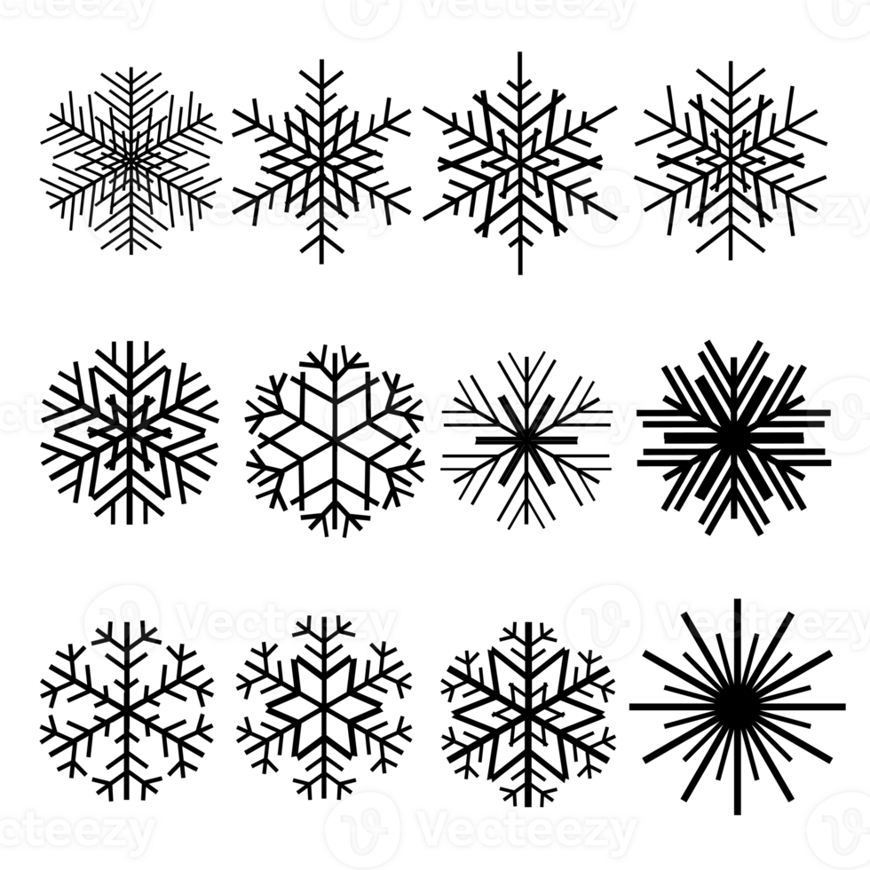 Best Black Snowflakes 36731478 PNG Best Black Snowflakes 36731478 PNG