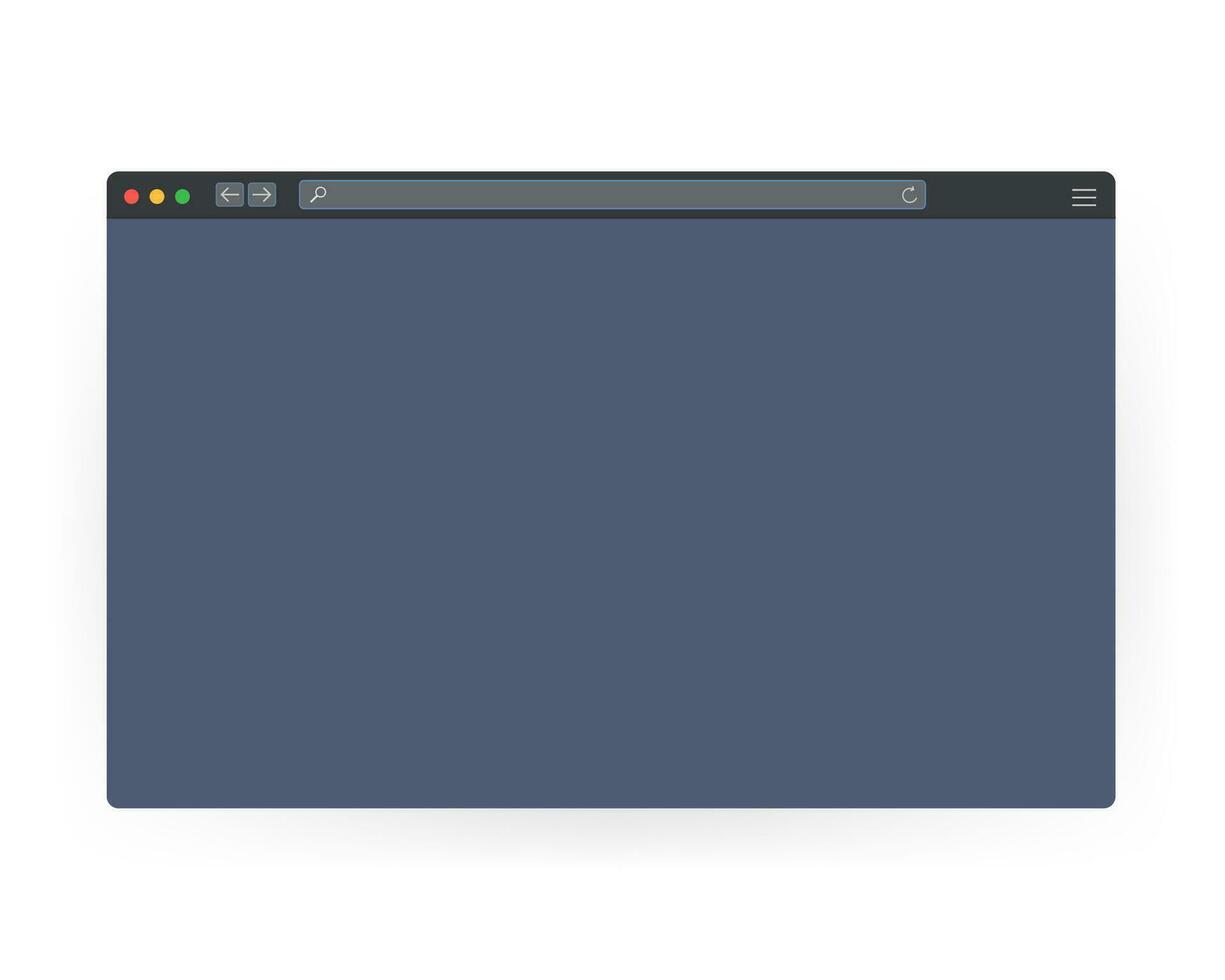 navegador ventana vector ilustración. navegador o web navegador en plano estilo. ventana concepto Internet navegador