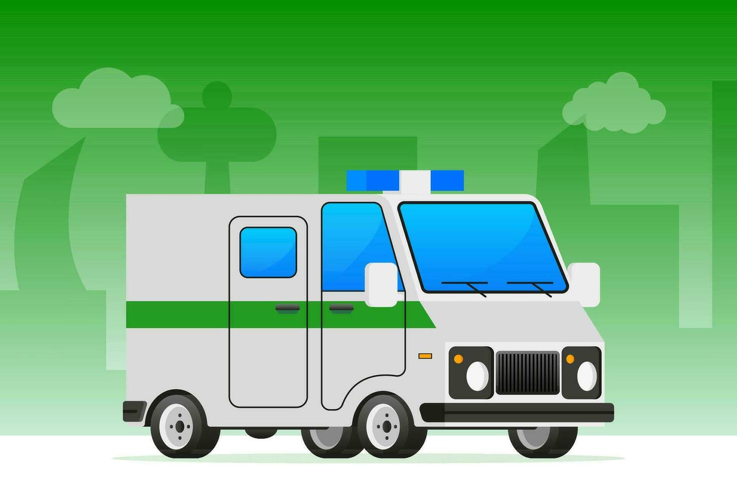 Car bank, Bank Armored Truck. Trucks for transporting currency. vector