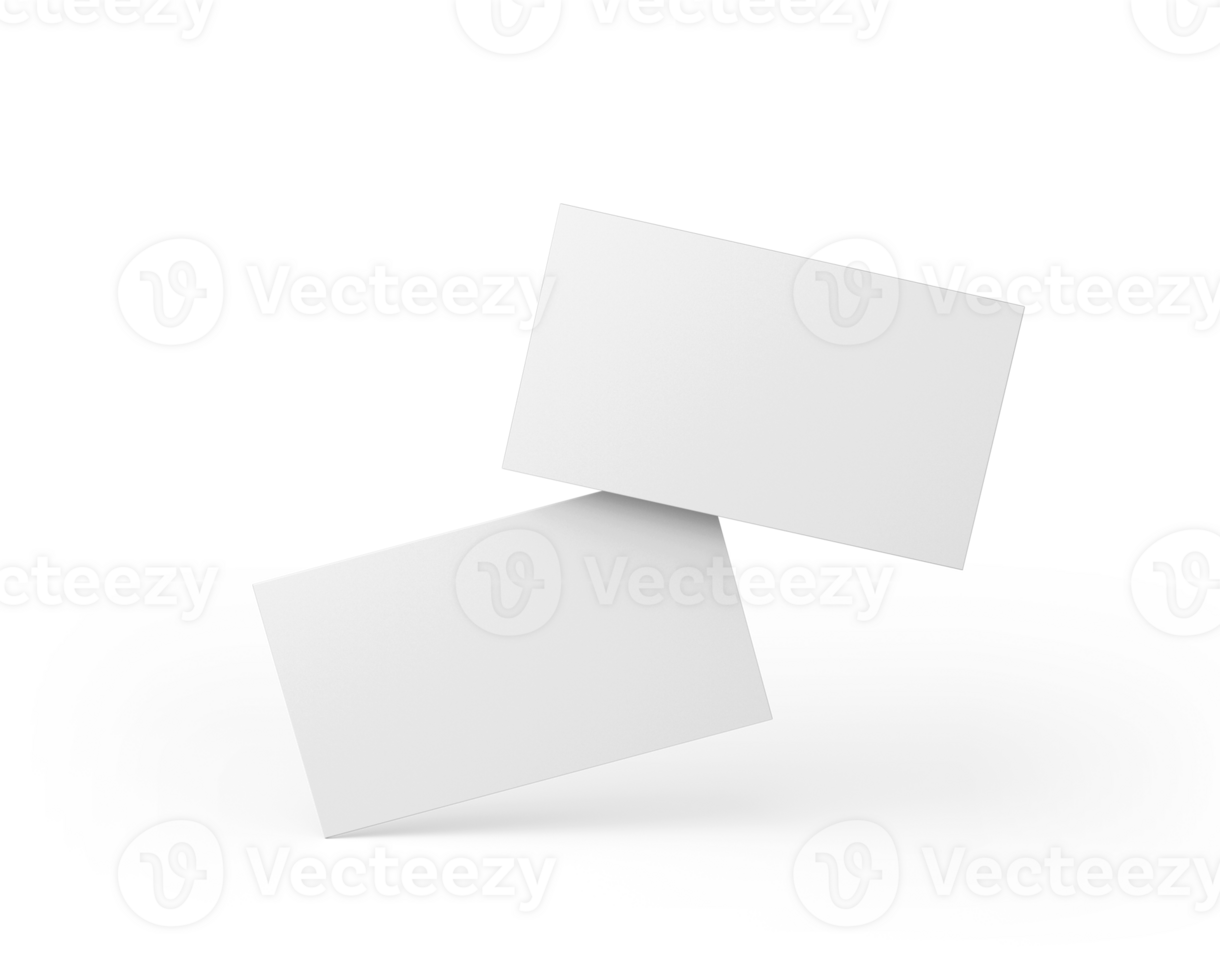 Group of minimal business card mockup png