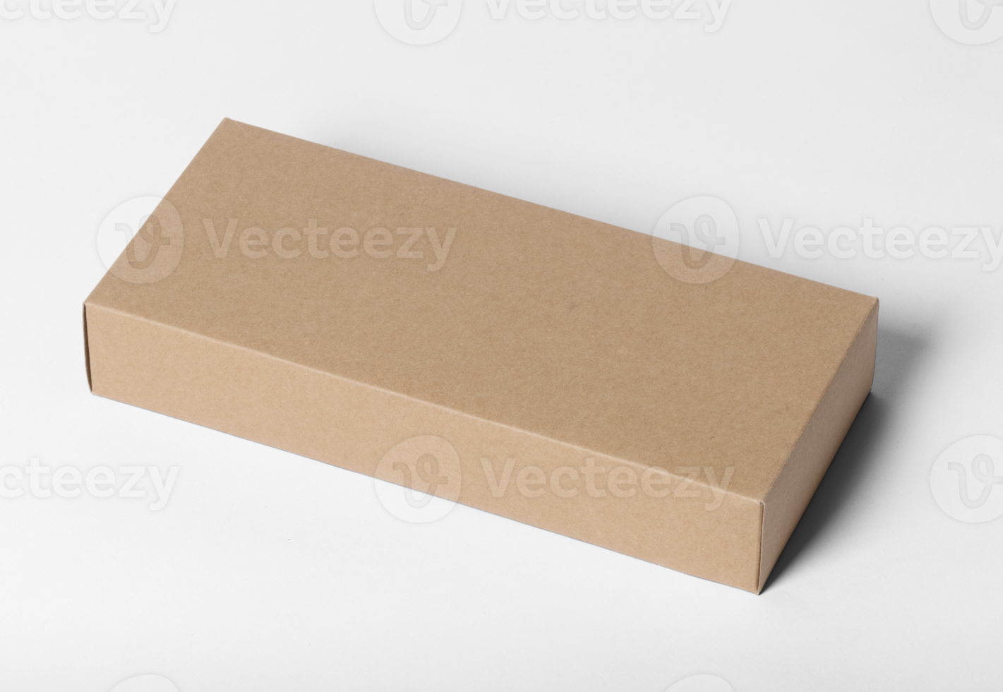 Minimal logo mockup on box png