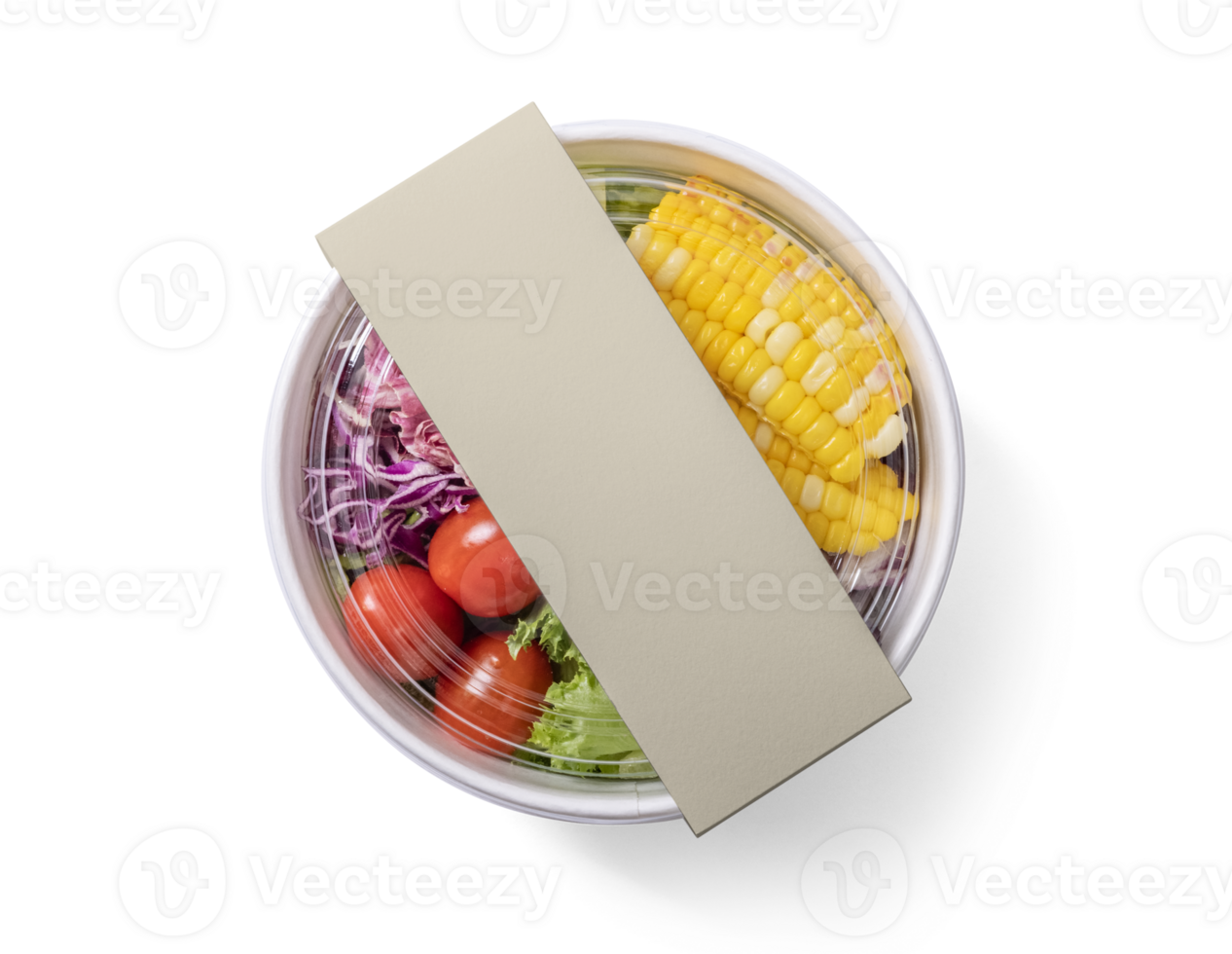 Takeaway food container box mockup png