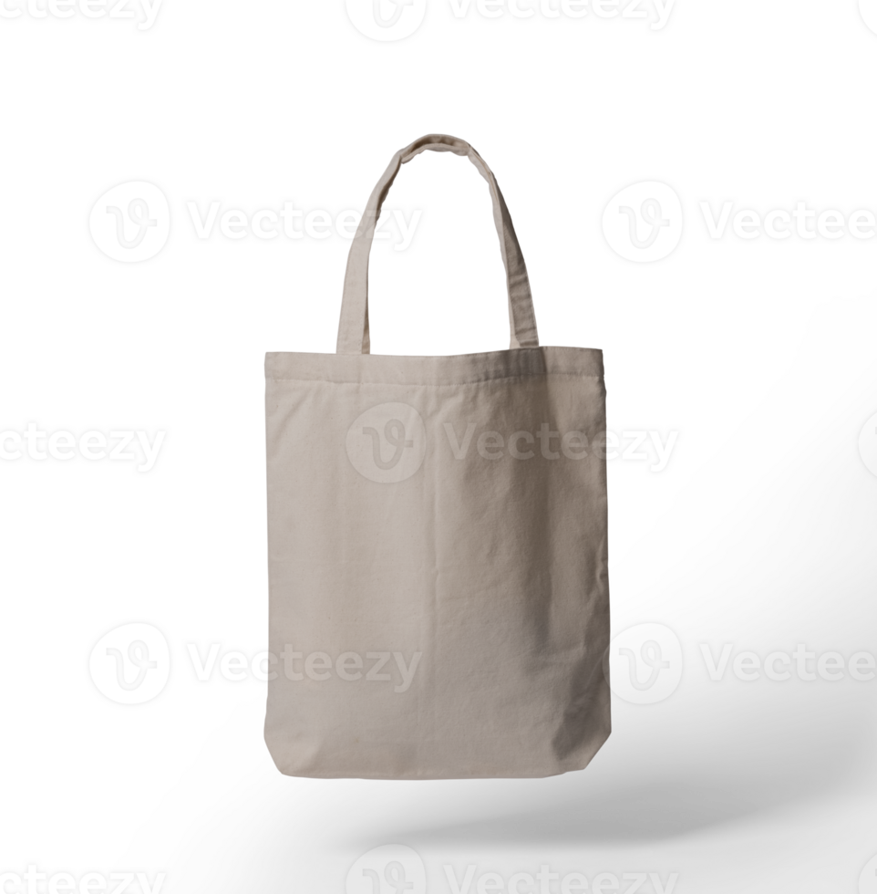 Canvas tote bag mockup template png