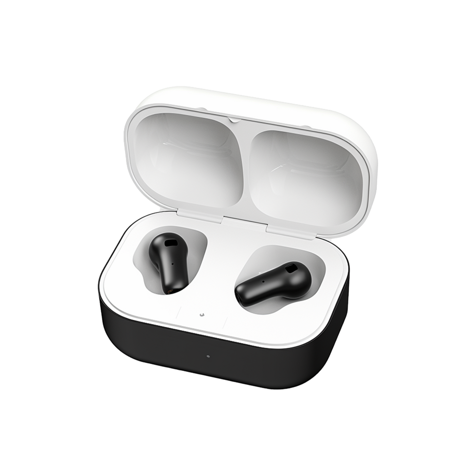 AI generated Earphone isolated on transparent background png