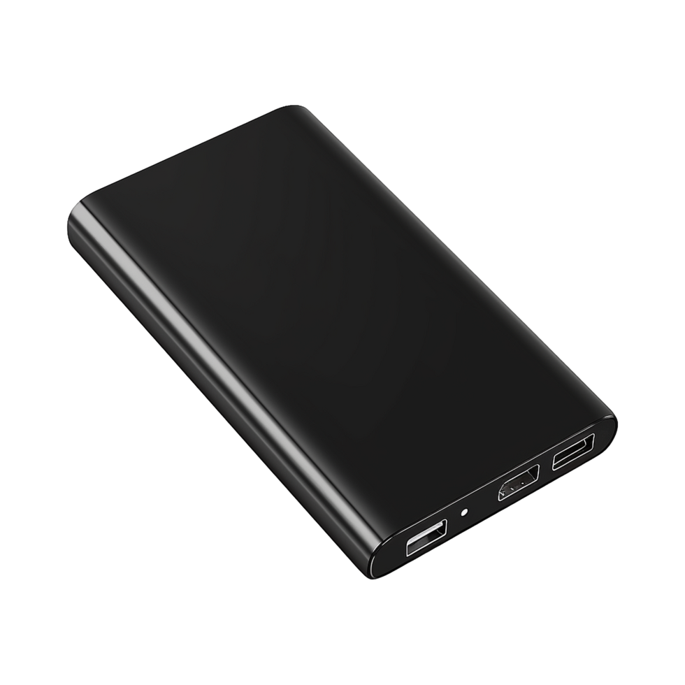 AI generated 3d isolated render of power bank png