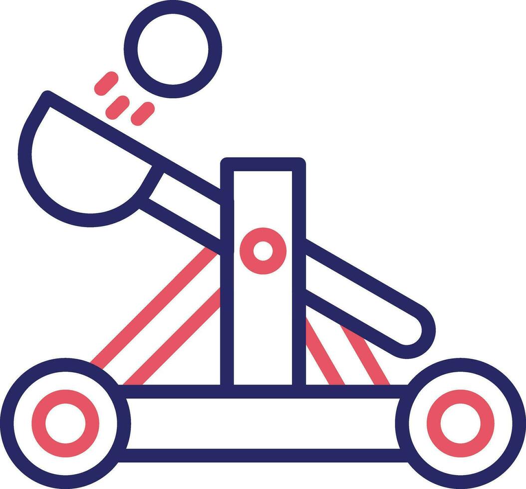 icono de vector de catapulta